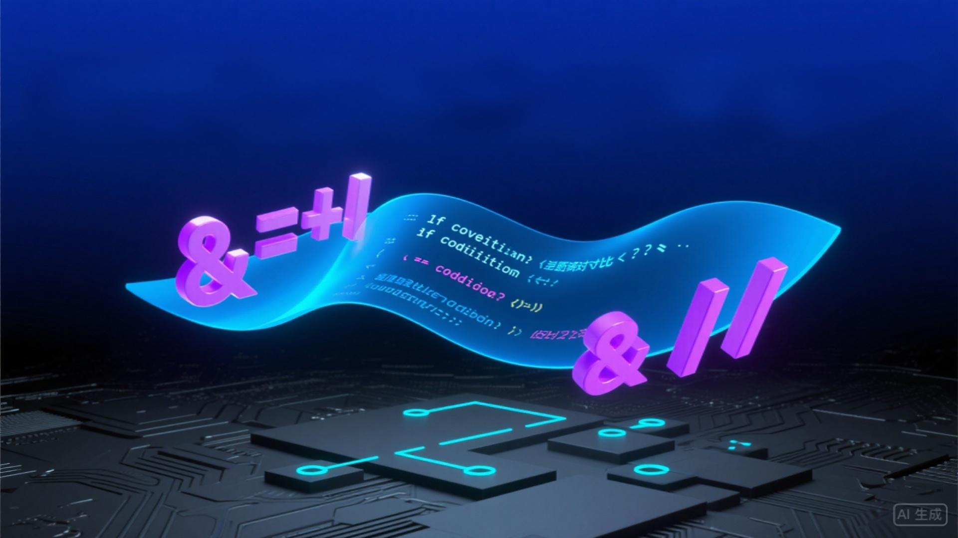 JavaScript入门必学3：if条件判断核心逻辑——比较运算符与逻辑运算符详解